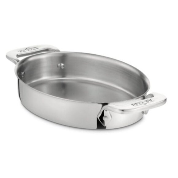 NWT All-Clad STAINLESS STEEL 7" Oval Mini Baker - Picture 1 of 1